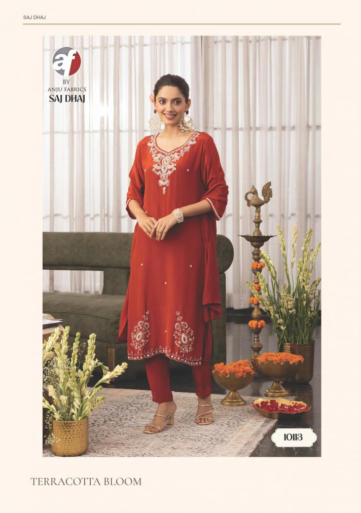 Anju fabrics saj dhaj kurties online wholesale